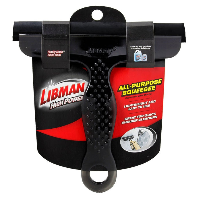 (CC-0580) Libman All-Purpose Squeegee; The All-Purpose Squeegee is simple and easy to use. It is excellent for building windows, showers, mirrors, and more.