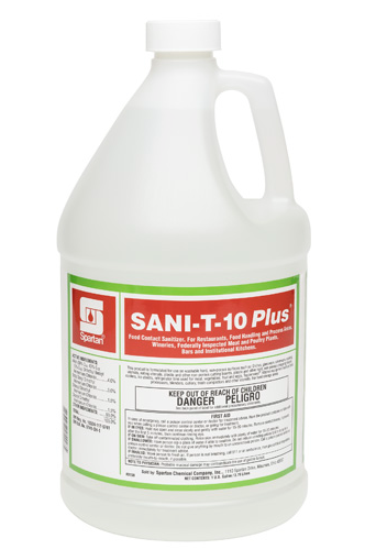 CI-0055 Spartan Dish Sanitizer Spar Sanit-T-10 Plus