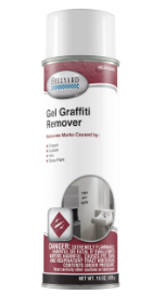 (CQ-0025) Hillyard Quick and Clean Gel Graffiti Remover, 15 oz Aerosol Can
