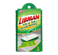 (CR-0570) Libman Tile & Tub Scrub Refills, 2 Pack