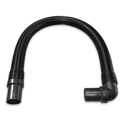 (CX-4983) ProTeam Vacuum Hose 90 Degree With Cuffs Black 1.5 in
