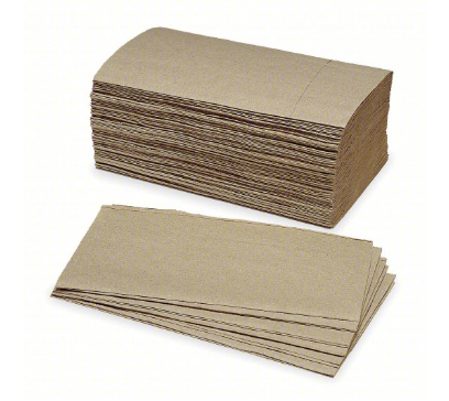 (PF-5010) (4000N) Golden Gate Multi- Fold Towel,Brown Natural (PF-5010) 100% Recycled, 80% Post Consumer, Meets EPA standards and GS1 Standards, 9.25" x 9.25", 250 Towels per Package, 16 Packages Per Case