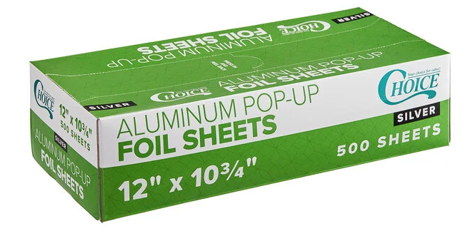 (PA-7050) Pop-up Foil, 12 X 10.75, 500 Sheets per Box