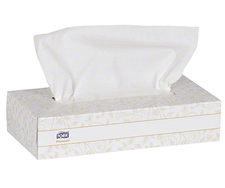 (PS-0090) Tork Premium 100 Sheet 2-Ply Facial Tissue 30 boxes per case 6920101