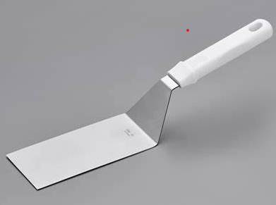 (PA-8220) Steak/Burger Turner 6x3 Blade and white Polypropylene Handle