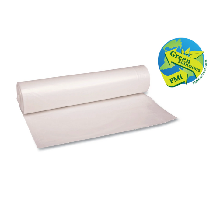(CL-0190) Revolution Can Liner, Natural, 39 x 58, 55 gallon 2 Mil PMI GREEN SOULTIONS