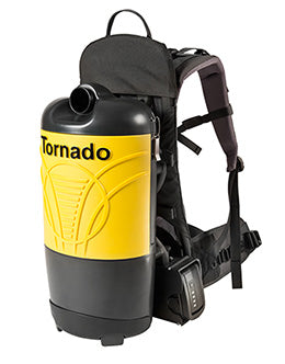 (CX-9930) Tornado Pac Vac 6 Roam Cordless Backpack Vacuum (BATTERY NOT INCLUDED) , 6 quart