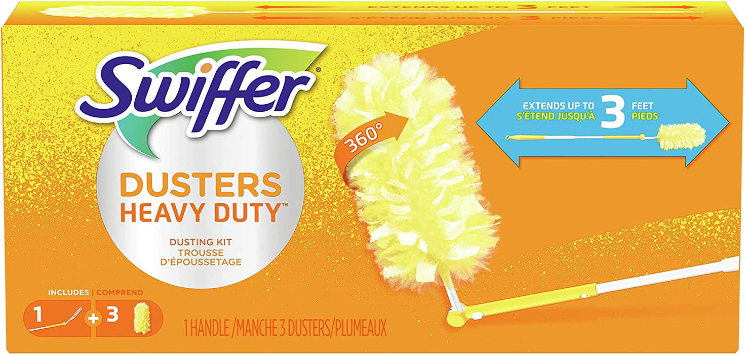 (CB-0740) Swiffer 360 Dusters Heavy Duty Starter Kit