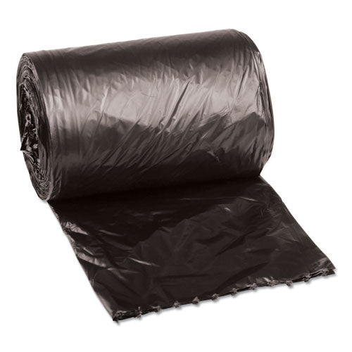 (CL-0010) Big City Can Liner, Black, 17 x 17, 4 Gallon .4Mil 1000 Per Case