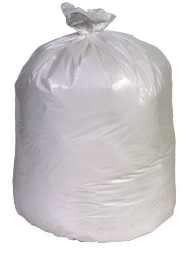 (CL-0210) Can Liner, White, 38 x 58, 60 Gallon