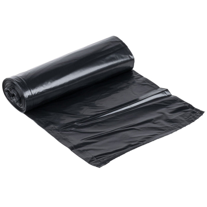 (CL-0215) Big City Can Liners, 38 x 58, Black 2 mil (55 Gallon), 25 Per Roll, 4 Rolls Per Case, 100 Per Case