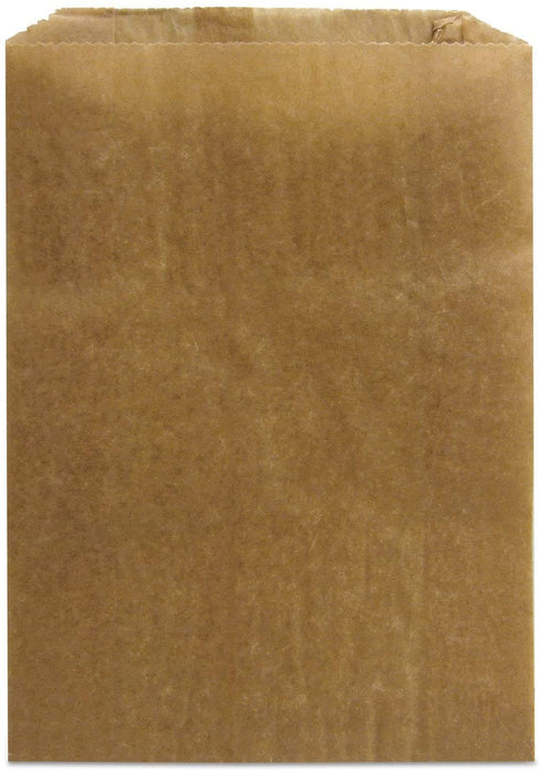 (CL-0500) Wall Receptacle Sanitary Brown Waxed Lined Bags, 250 Per Case, Measures 10 x 9 x 3.25 inches (H x W x D) goes with product #(CD-0810) Sold separately