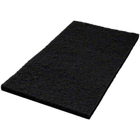 (CP-0180) Black Stripping Pad, Rectangular 14 x 20