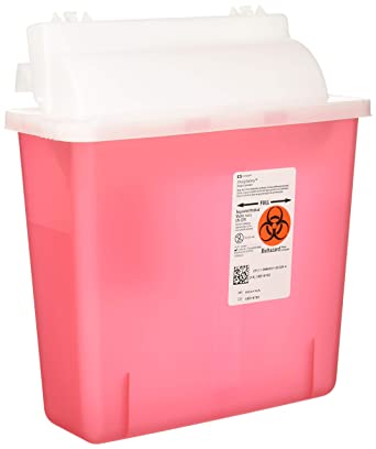(CV-7180) Kendall Sharpstar Container In-Room Mailbox Lid 5qt; Special order item