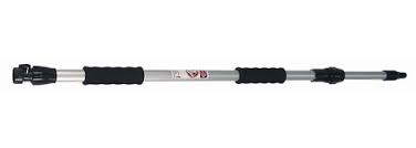 (CW-0410) Flow-Thru, two-piece aluminum flow-thru extension handle with on/off valve.
