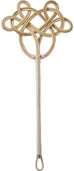 (CY-1009) Traditional Racket Woven Rattan Clean Duster Carpet Rug Beater (NEW ITEM)