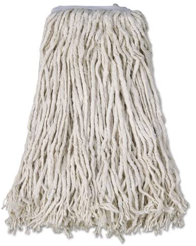 (CM-00XX) Mop Head, White, Premium Cotton Cut End,