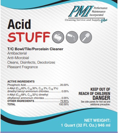 (LB-3000) PMI's ACID STUFF - T/C Bowl/Tile/Porcelain
