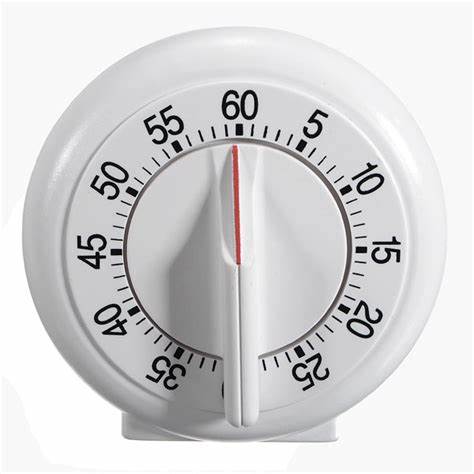 (PA-8350) Mechanical Timer, 60-Minute, Long Ring, Blister Card