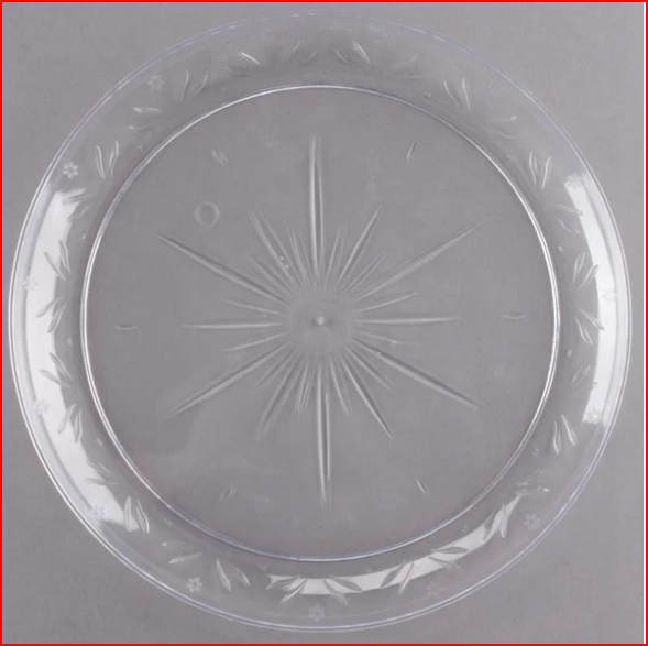 (PA-3004) Crystal 10" Plate