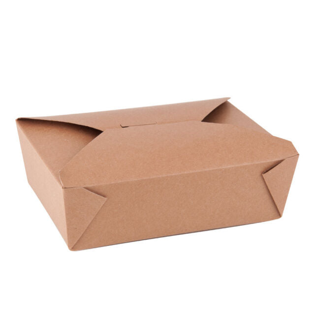 (PA-5070) Kraft microwaveable folded paper #3