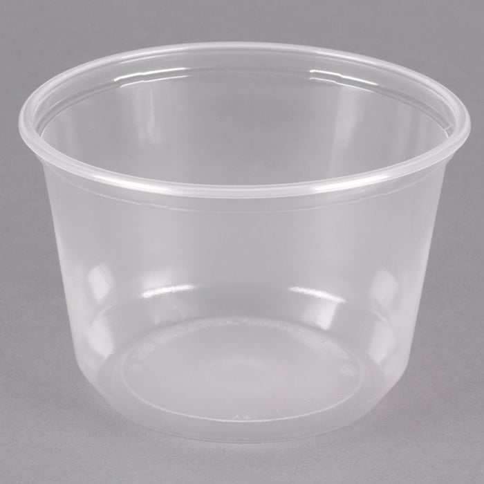 (PA-71XX) Microwavable Contact Clear Round Deli Container, 50 per Sleeve. (8&16 oz) -25 per sleeve (32oz)