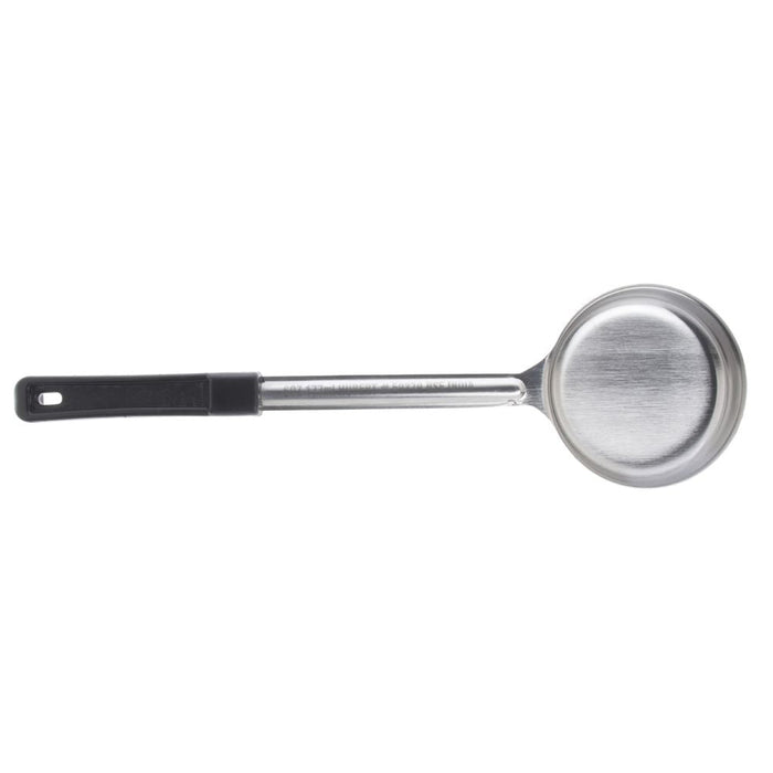 (PA-8045) Portion Control Serving Spoon, 6 Oz, Stainless Steel with Black Plastic Handle
