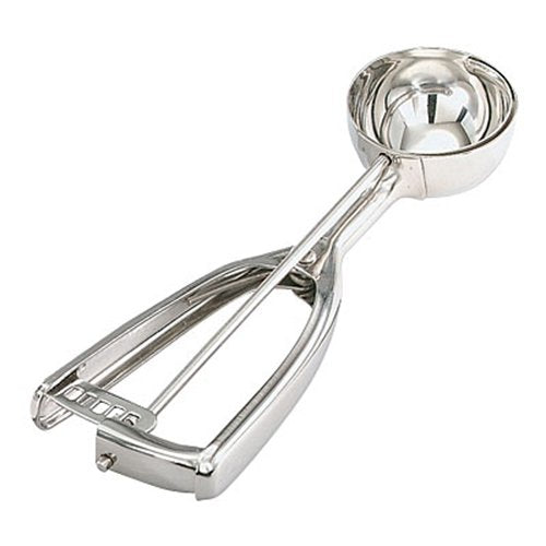 (PA-8072) #30 Round Stainless-Steel Squeeze Handle Disher, 1.25 oz.