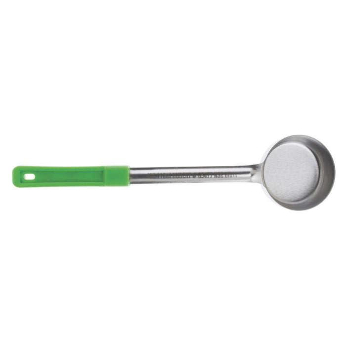 (PA-8075) Portion Control Serving Spoon, 4 Oz, Stainless Steel with Grey Handle or Green Handle
