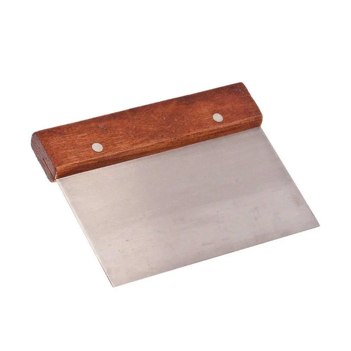 (PA-8250) Dough Scraper 6" Stainless Steel Blade-Wood Handle