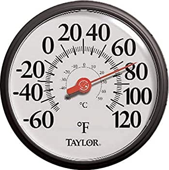 (PA-8390) Indoor/Outdoor Dial Thermometer, Large 13.25” Highly Visible Dial
