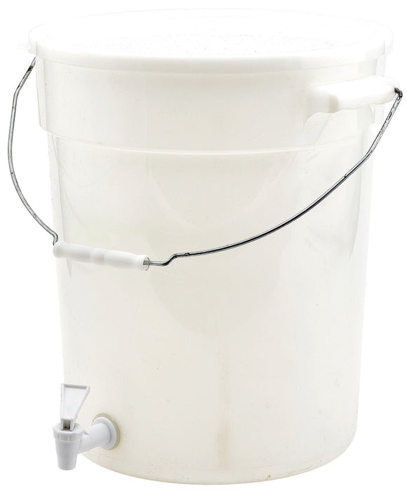 (PA-8630) Beverage Dispenser 6 Gal Plastic White