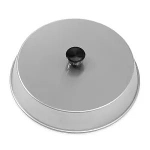 (PA-8685) Aluminum Basting Cover, 10" dia., 2.5" h, with Bakelite handle
