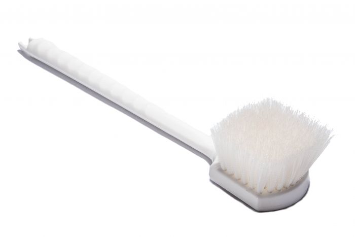 (PA-9315) Utility Scrub Brush, 20" Long Handle, White Nylon