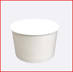 *** (PB-1000) 12oz Paper Soup Containers, 50 Per Sleeve, 1000 Per Case, Microwave-Safe, Grease-Resistant, Leak Proof