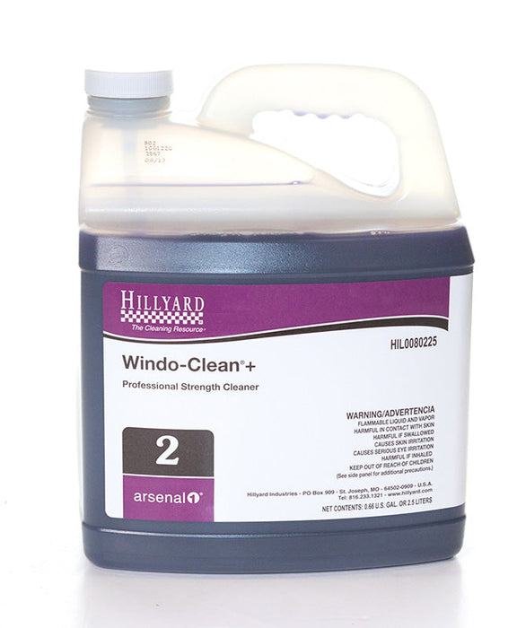 (LJ-1010) Arsenal 1, Window-Clean+ 2.5 Liters, Professional Strength Cleaner