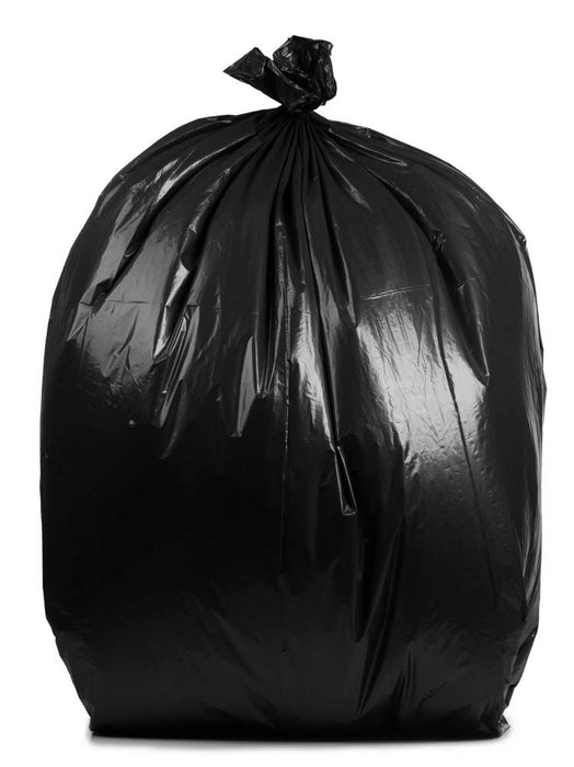 (CL-0030) Can Liner, Black, 24 x 23, 7-10 Gallon,, 1000 Per Case, .40Mil