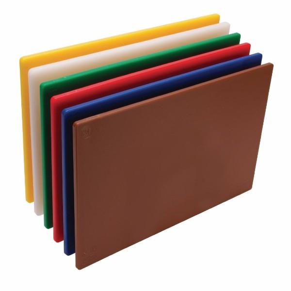 (PA-585X) 15" x 20" x 1/2" Cutting Board, available colors Yellow, Brown, Red, White, Green, Blue