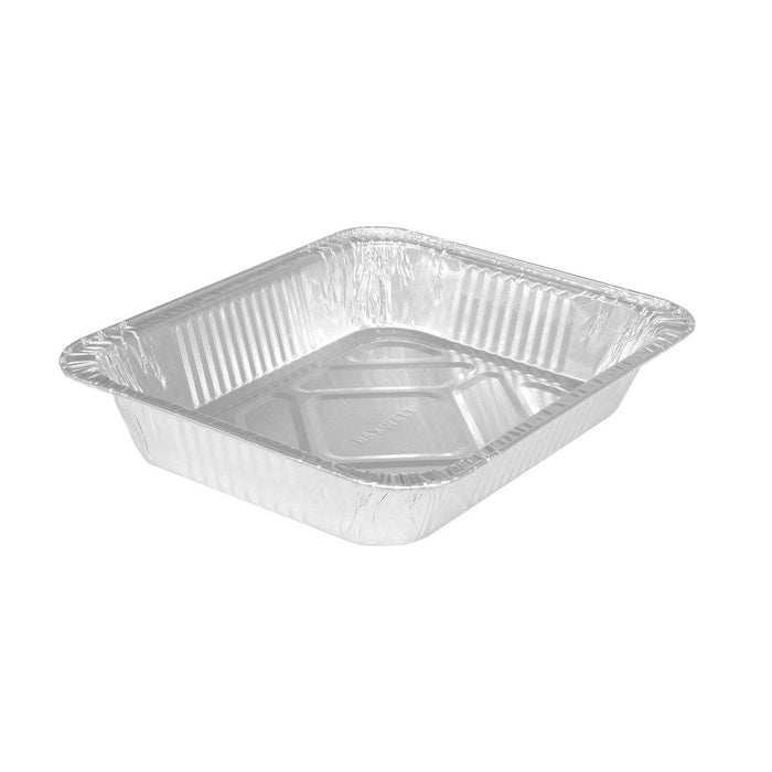 (PA-6005) Half Size Deep Steam Table Aluminum Foil Pan, Extra Heavy Duty 45 Gauge, 120 oz. capacity, 100 Per Case