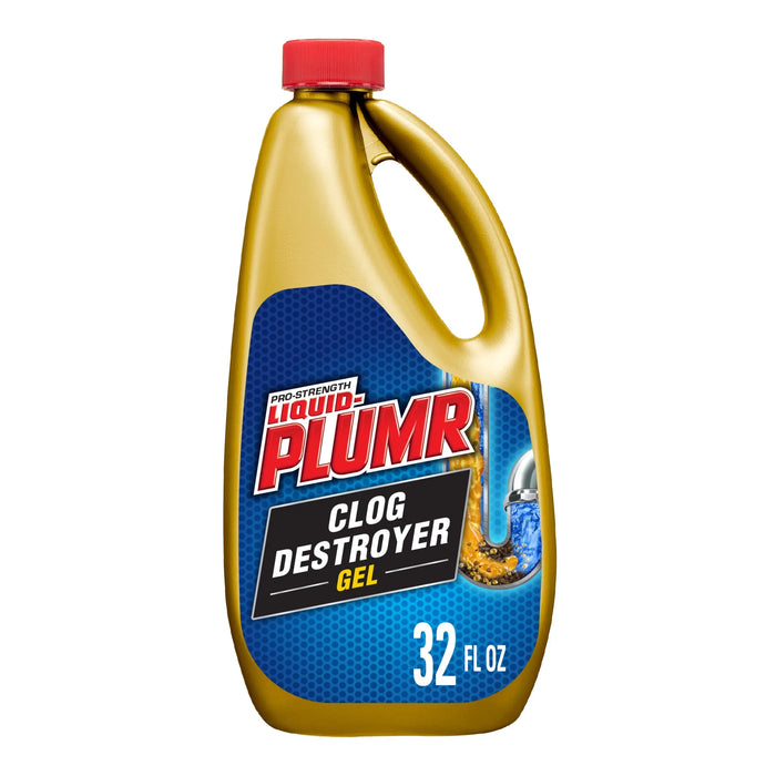 (LB-5050) Liquid-Plumr Pro-Strength Full Clog Destroyer Plus PipeGuard 32oz Bottle