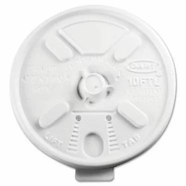 (PA-1240) Translucent Lift'N'Lock Lid with Straw Slot