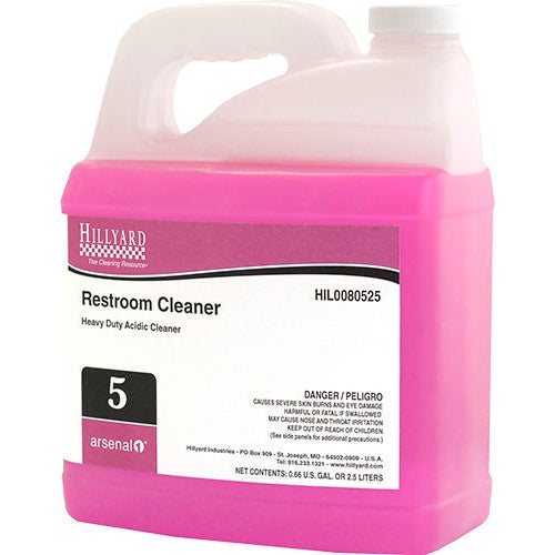 (LJ-0990) Arsenal 1, Restroom Cleaner 2.5 Liters, Heavy Duty Acid Cleaner