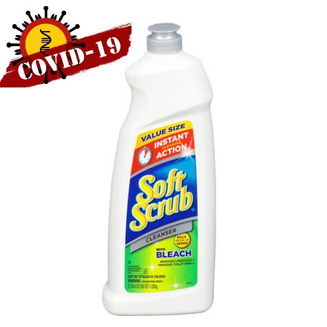 (LB-0650) Soft Scrub Cleanser with Bleach, 36 oz, Commercial.