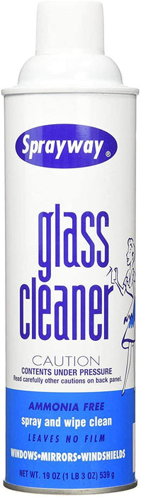 (LG-0030) Sprayway, Glass Cleaner, 19 oz spray can.