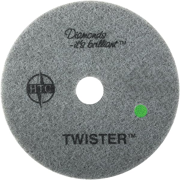 CP-0620 ** Twister Green Pad (1,500 Grit), 17", 2 per Pack