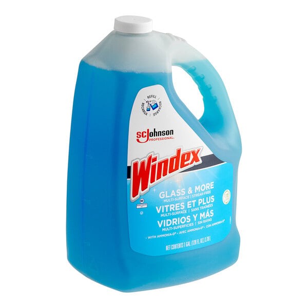 (LG-0762) **** Special order item SC Johnson Professional® 1 Gallon / 128 oz. Windex® Window Cleaner - 4/Case