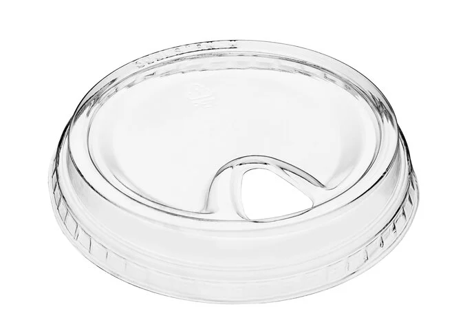 (PA-0160) Ultra Clear Cup Sipper Lid, Fits 12-24 oz Clear Cups, 50 Per Sleeve, 1000 Per Case