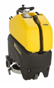 CX-7610 Tornado (TS120-S59-UE) 20" Cordless Ride-On Floor Scrubber, 21 Gallon, Self-Propelling, Batteries Included