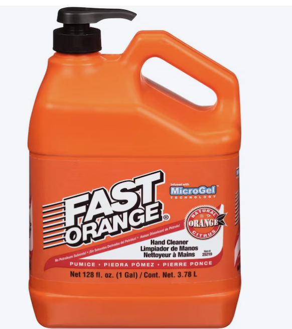 (SP-6000) Fast Orange Smooth Lotion Hand Cleaner with Pump, 1 Gallon, 128 Fl Oz (Pack of 1)