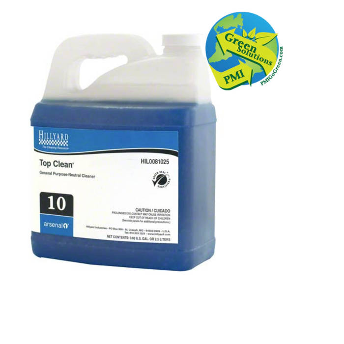 (LJ-0900) Arsenal 1, Top Clean 2.5 Liters, General Purpose Neutral Cleaner-PMI GREEN SOULTIONS